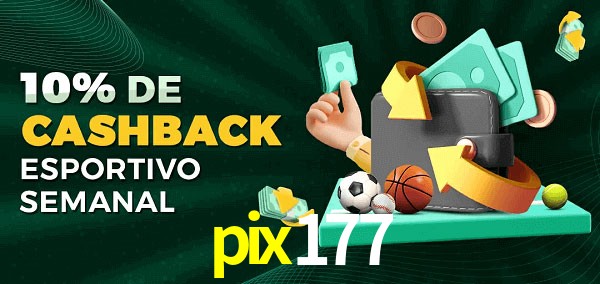 10% de bônus de cashback na pix177